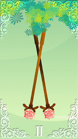 ワンドの2・逆位置