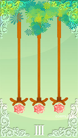 ワンドの3・逆位置