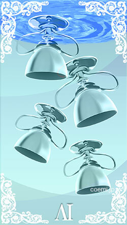 カップ4の逆位置