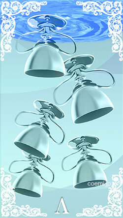 カップの5 逆位置