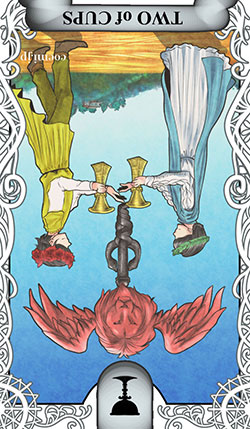 カップの2の逆位置