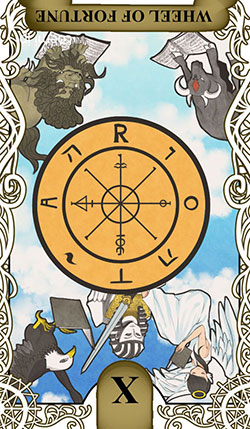 運命の輪の逆位置